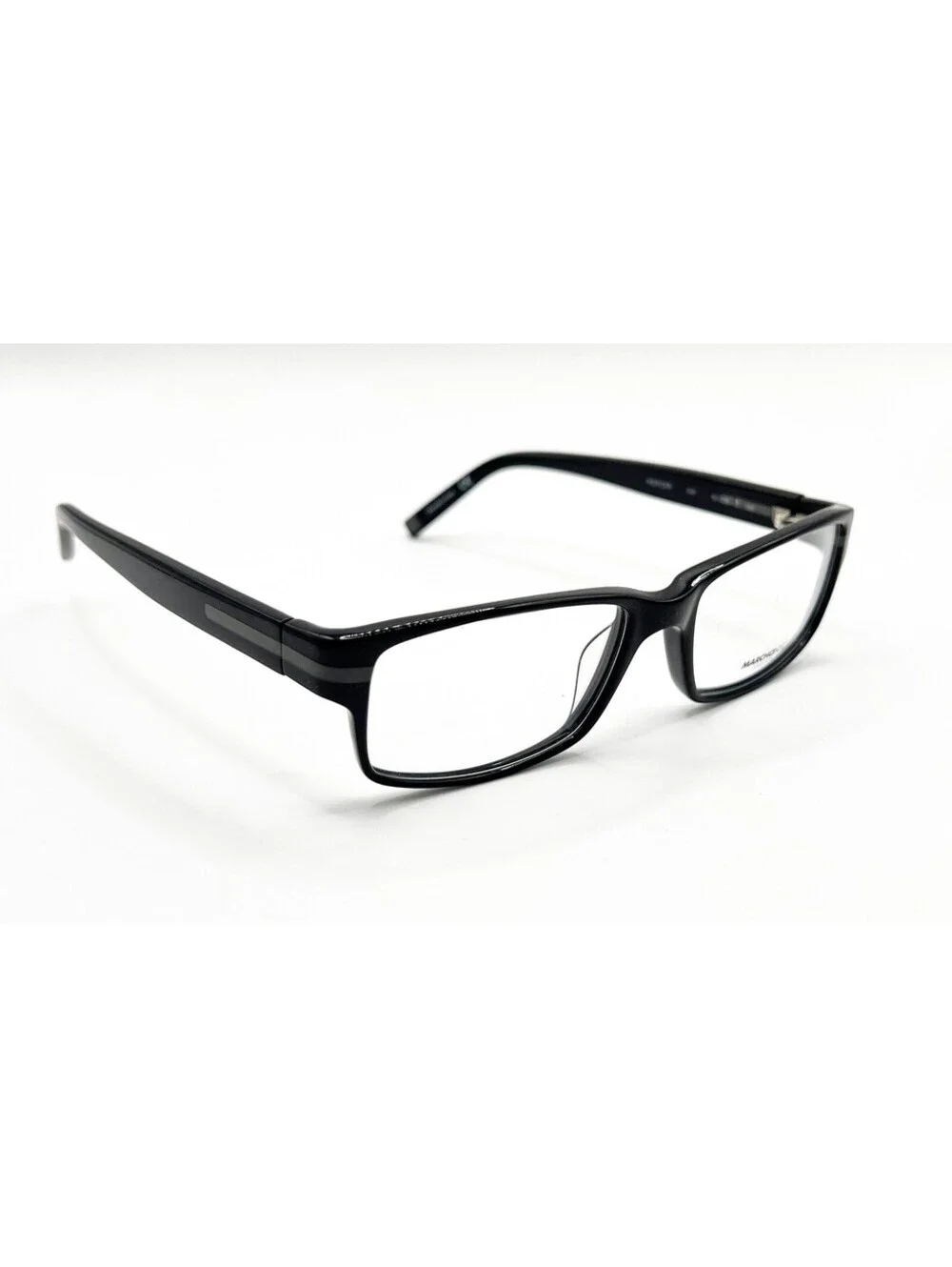 Marchon Nyc Mercer 001 Black Authentic Eyeglasses 50-16-130